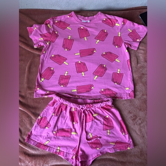 ASOS Other - ASOS DESIGN Pink Popsicle Print Pajama Lounge Set